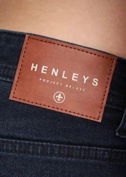 Henleys Blue/Black  Craze Comfort Fit Jeans