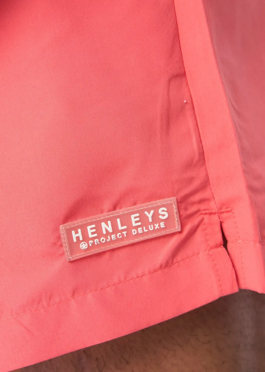 Henleys Coral Henycore Swim Shorts