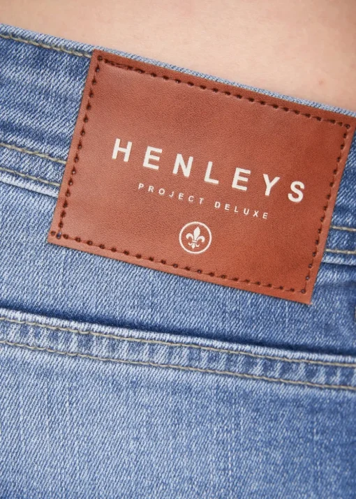 Henleys Light Wash Mayhen Slim Fit Jeans