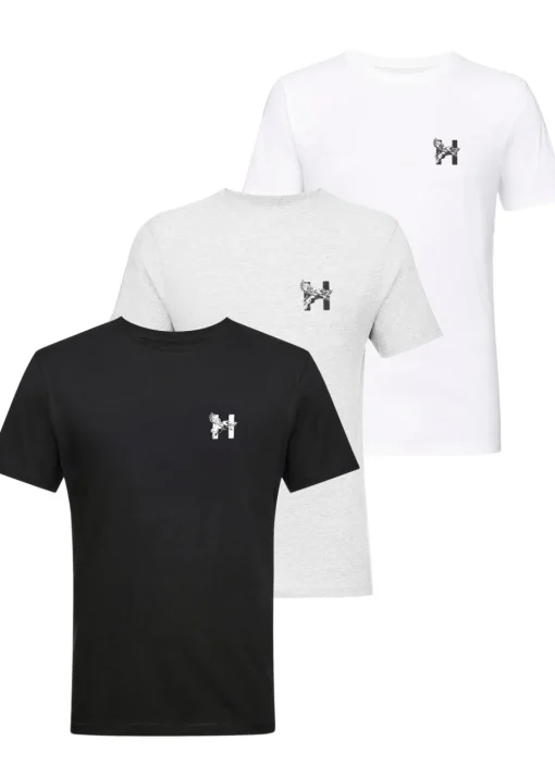 Henleys Multi Triphen T-Shirt (3 Pack)