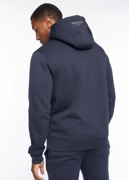 Henleys Navy  Belton Hoodie