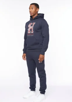 Henleys Navy  Belton Hoodie