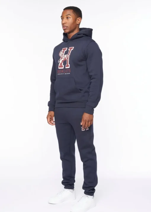 Henleys Navy  Belton Hoodie