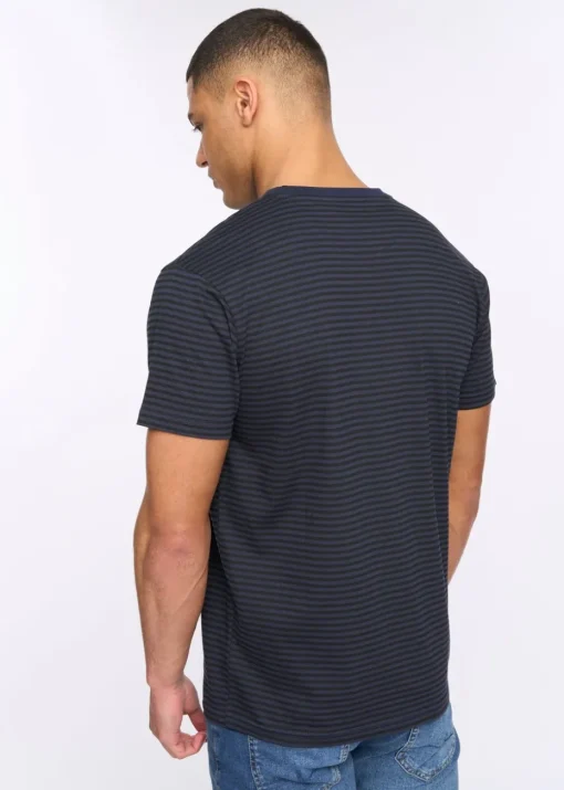 Henleys Navy Henbrett Stripe T-Shirt