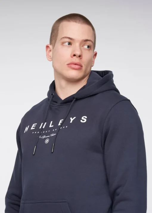 Henleys Navy  Hentyme Hoodie