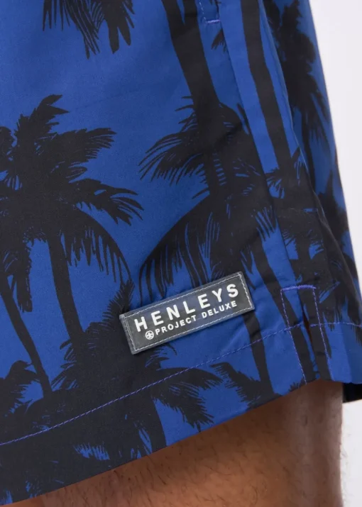 Henleys Navy Henwoods Swim Shorts