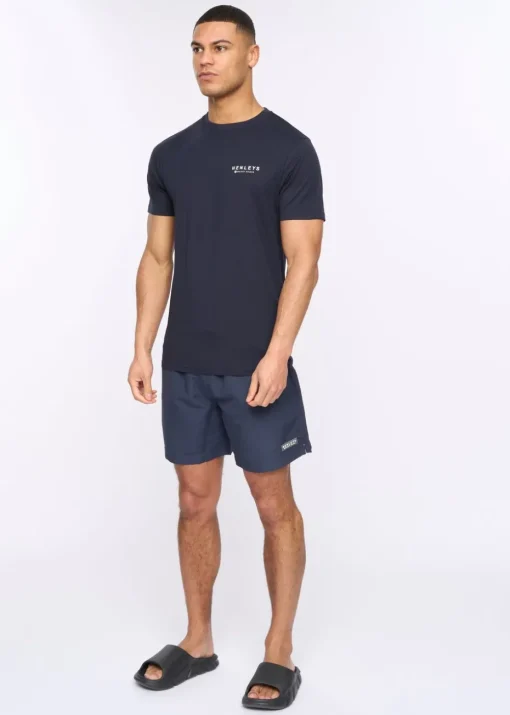 Henleys Navy Henycore Swim Shorts