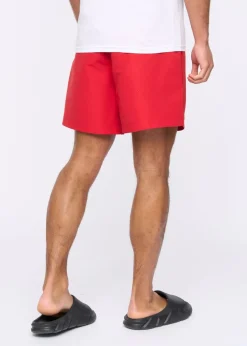 Henleys Red Henybold Swim Shorts