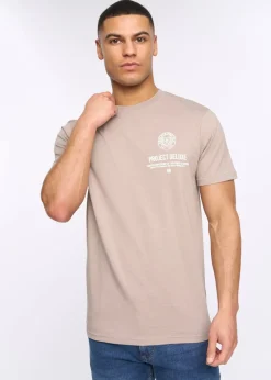 Henleys Taupe Henstamp T-Shirt