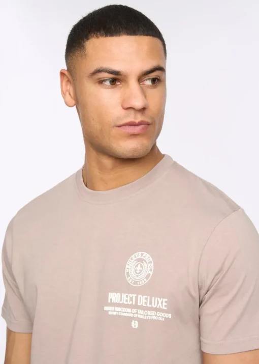 Henleys Taupe Henstamp T-Shirt