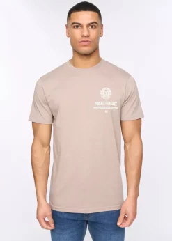 Henleys Taupe Henstamp T-Shirt