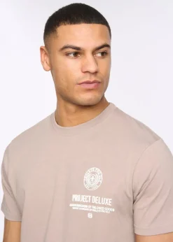 Henleys Taupe Henstamp T-Shirt