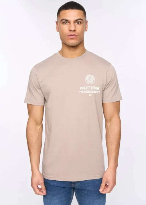 Henleys Taupe Henstamp T-Shirt