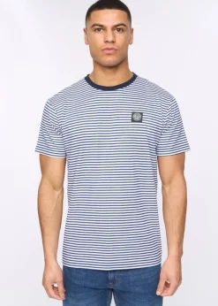 Henleys White Henbrett Stripe T-Shirt