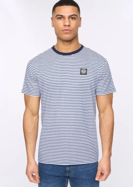 Henleys White Henbrett Stripe T-Shirt