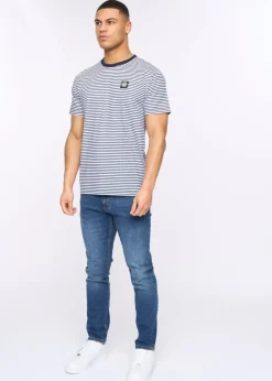 Henleys White Henbrett Stripe T-Shirt