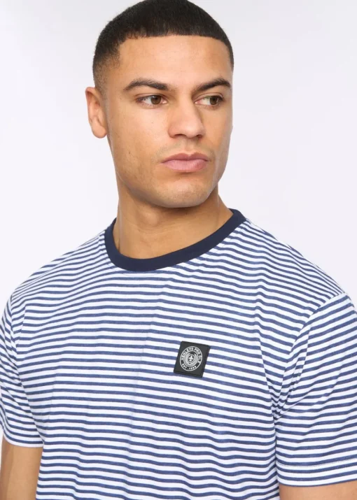 Henleys White Henbrett Stripe T-Shirt