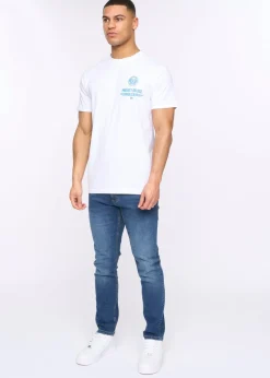 Henleys White Henstamp T-Shirt