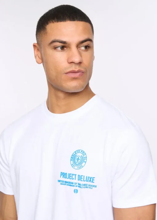 Henleys White Henstamp T-Shirt