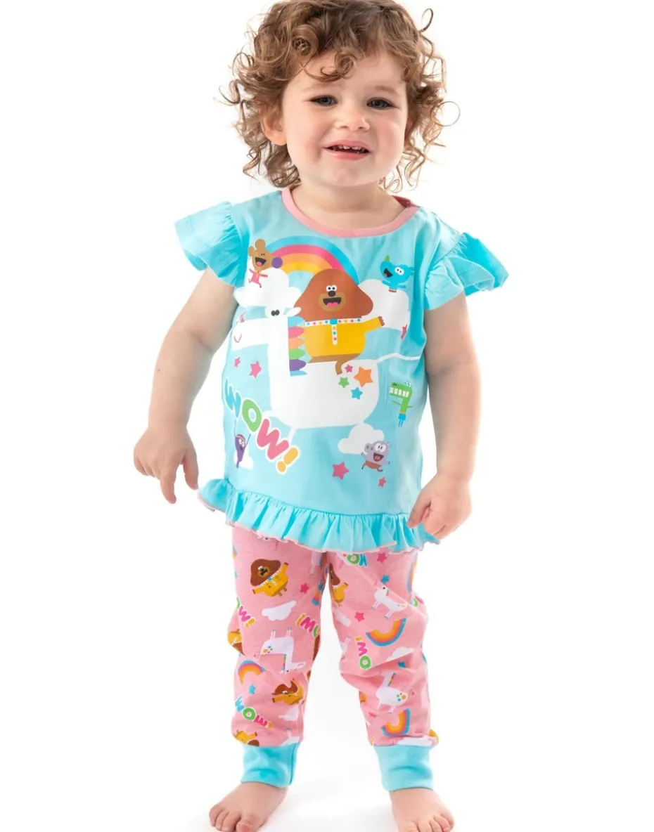 Hey Duggee Unicorn Kids Long Leg Blue Pyjamas (18 Months-5 Years)