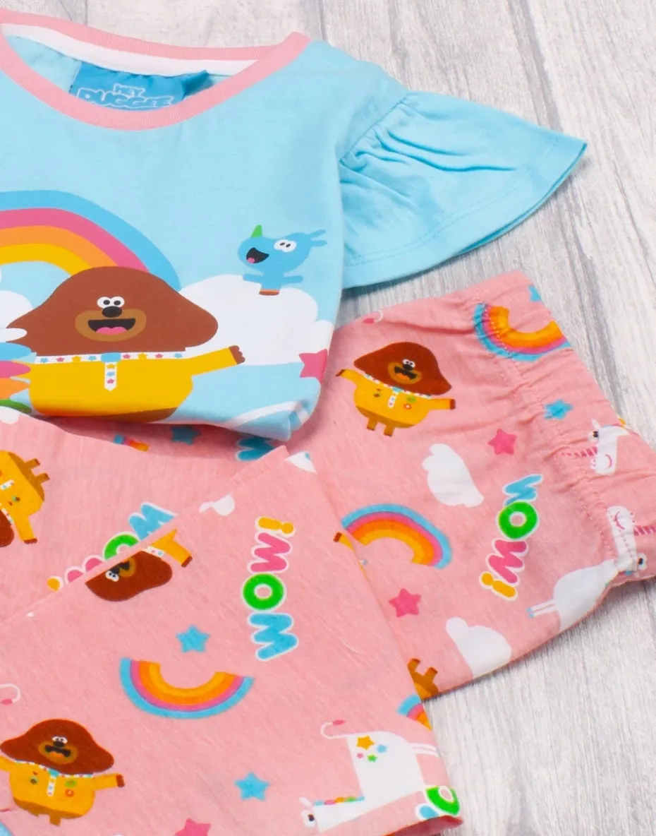 Hey Duggee Unicorn Kids Long Leg Blue Pyjamas (18 Months-5 Years)