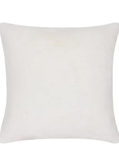 Heya Home Cozee Check Faux Fur Filled Cushion (50 x 50 x 8 cm)