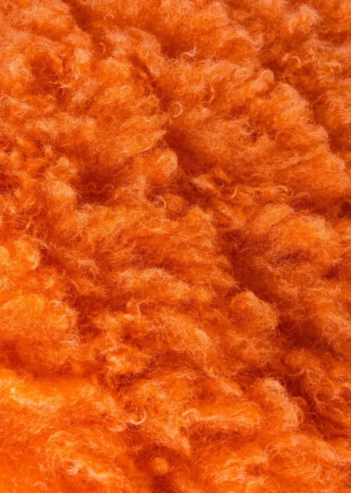 Heya Home Fluff Ball Faux Fur Filled Cushion (45cm x 45cm x 8cm)
