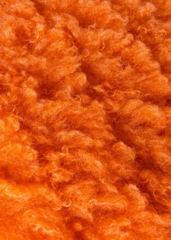 Heya Home Fluff Ball Faux Fur Filled Cushion (45cm x 45cm x 8cm)