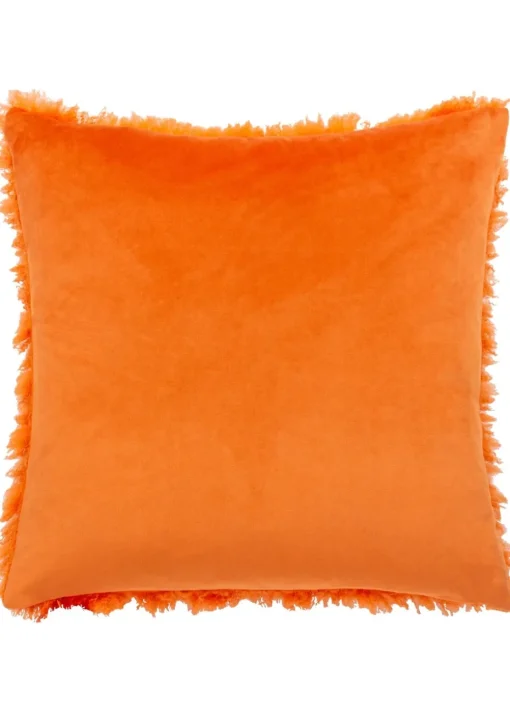 Heya Home Fluff Ball Faux Fur Filled Cushion (45cm x 45cm x 8cm)