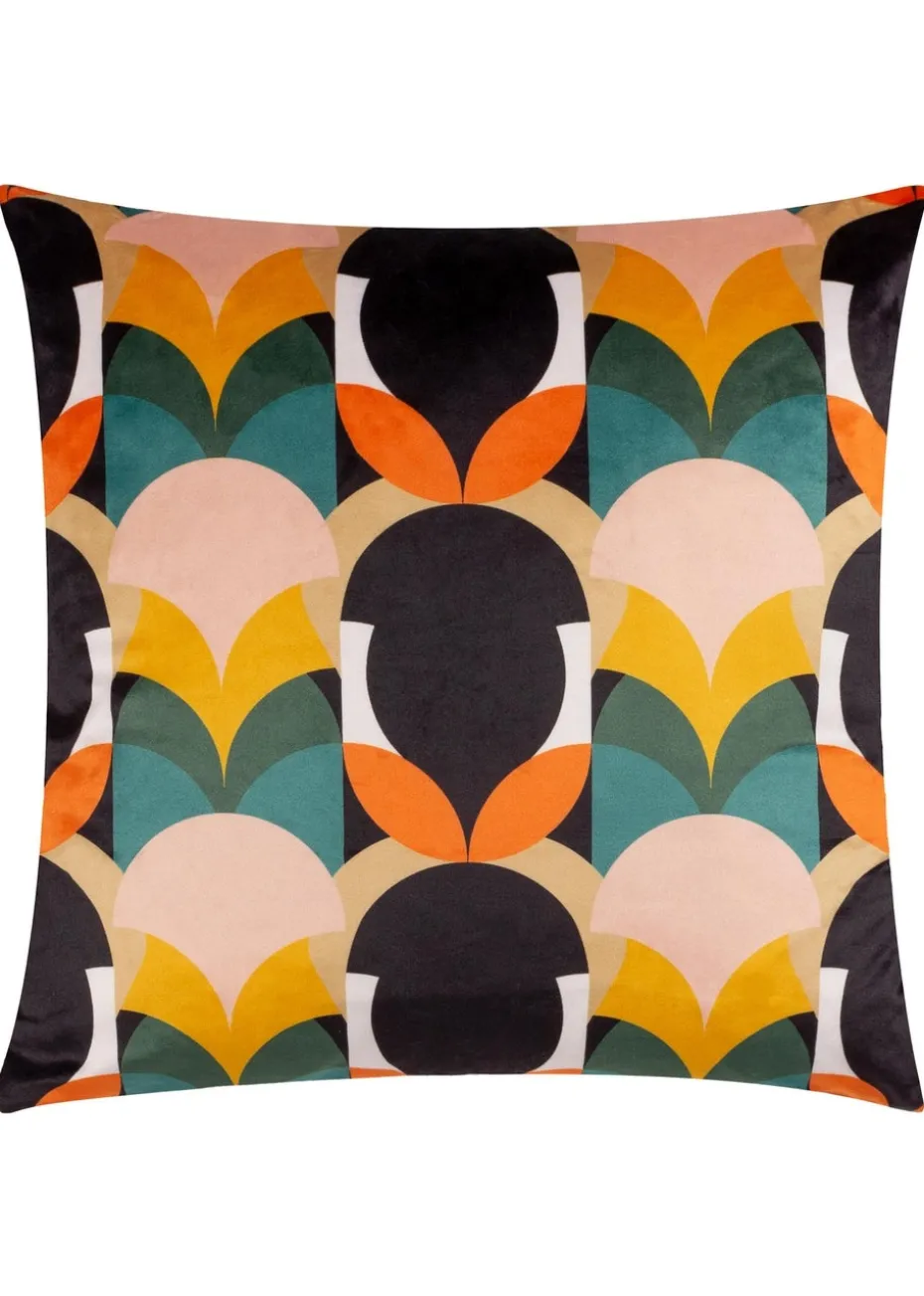 Heya Home Raeya Velvet Filled Cushion (45cm x 45cm x 8cm)