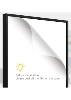 HOMCOM Football Shirt Frame with UV Protection Acrylic Panel