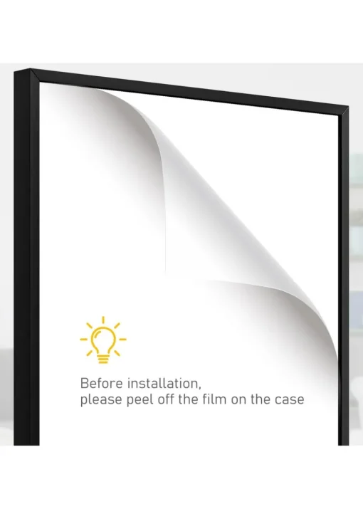 HOMCOM Football Shirt Frame with UV Protection Acrylic Panel