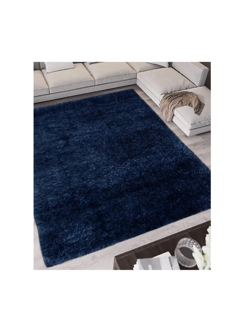 Homemaker Blue Supersoft Shaggy Rug