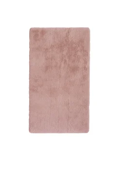 Homemaker Blush Luxury Fur Oblong Rug