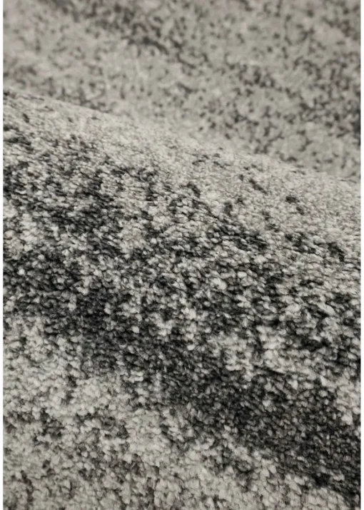 Homemaker Freya Texture Border Charcoal Rug