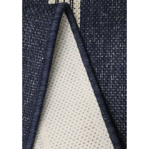 Homemaker Gel Backed Navy Border Rug