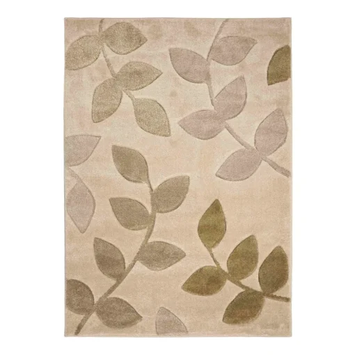 Homemaker Green Leaf Design Rug