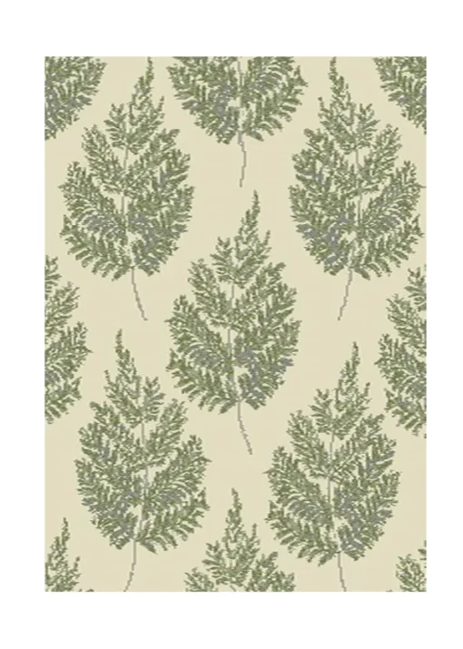 Homemaker Green Villa Leaf Rug