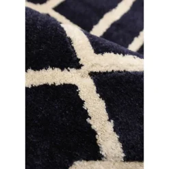 Homemaker Lattice Navy Rug