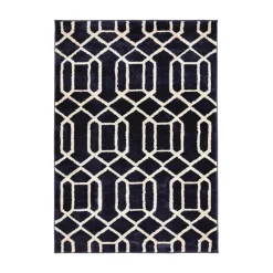 Homemaker Lattice Navy Rug