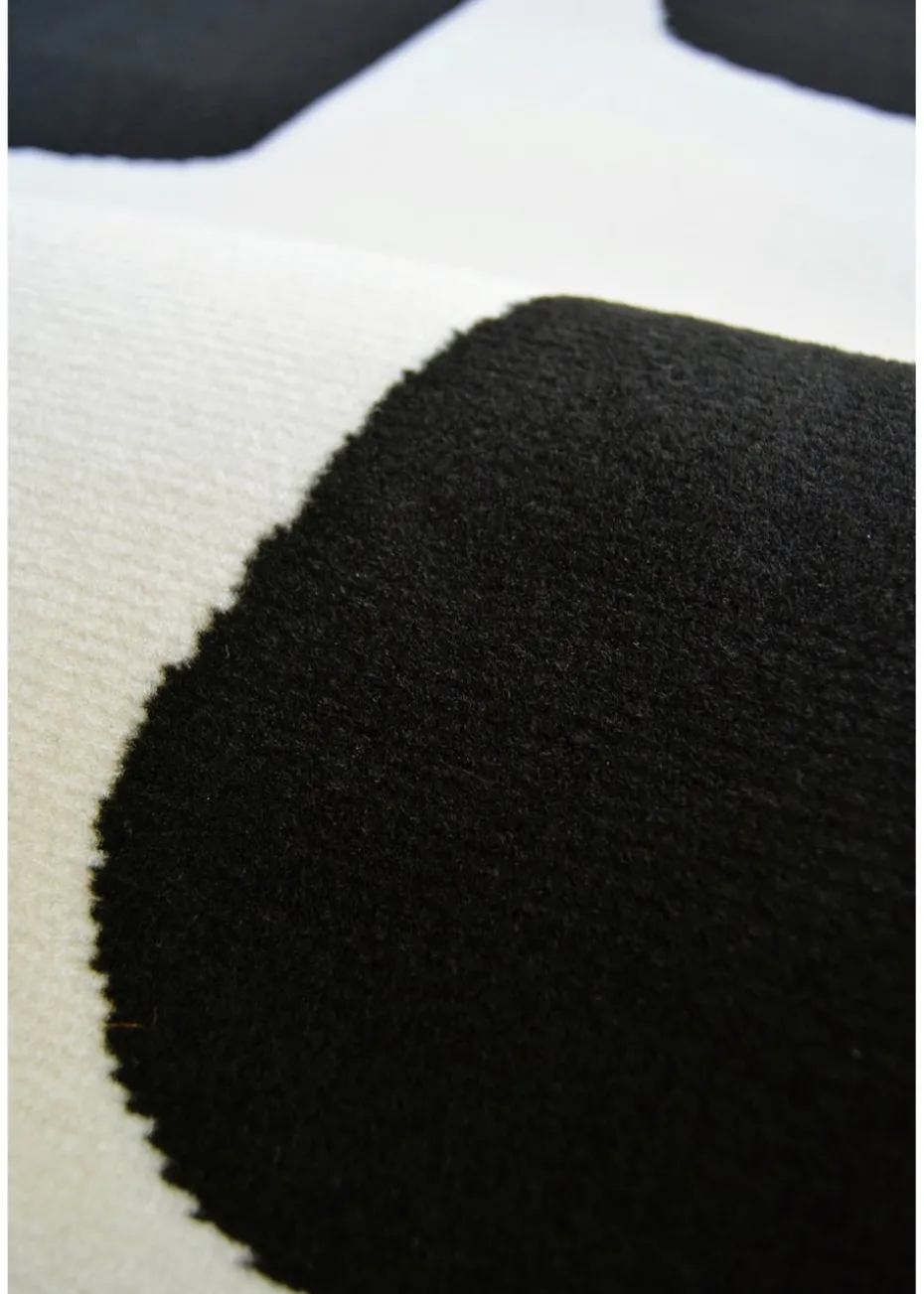 Homemaker Maestro Black Geo Blocks Rug