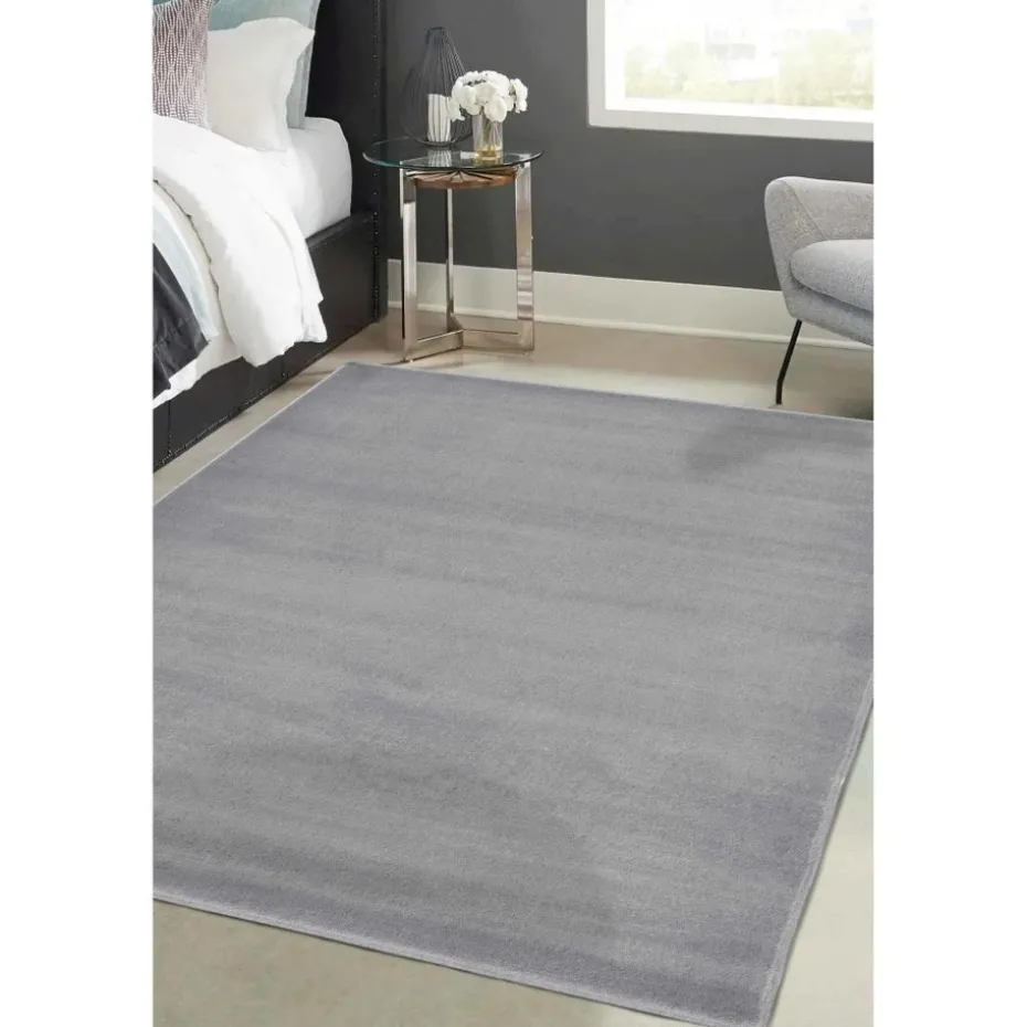 Homemaker Maestro Plain Silver Rug
