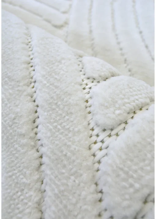Homemaker Malmo White Curves Rug