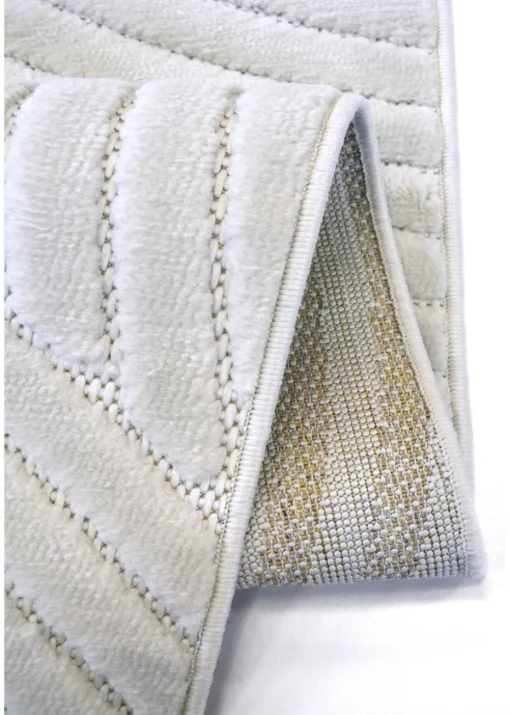 Homemaker Malmo White Curves Rug