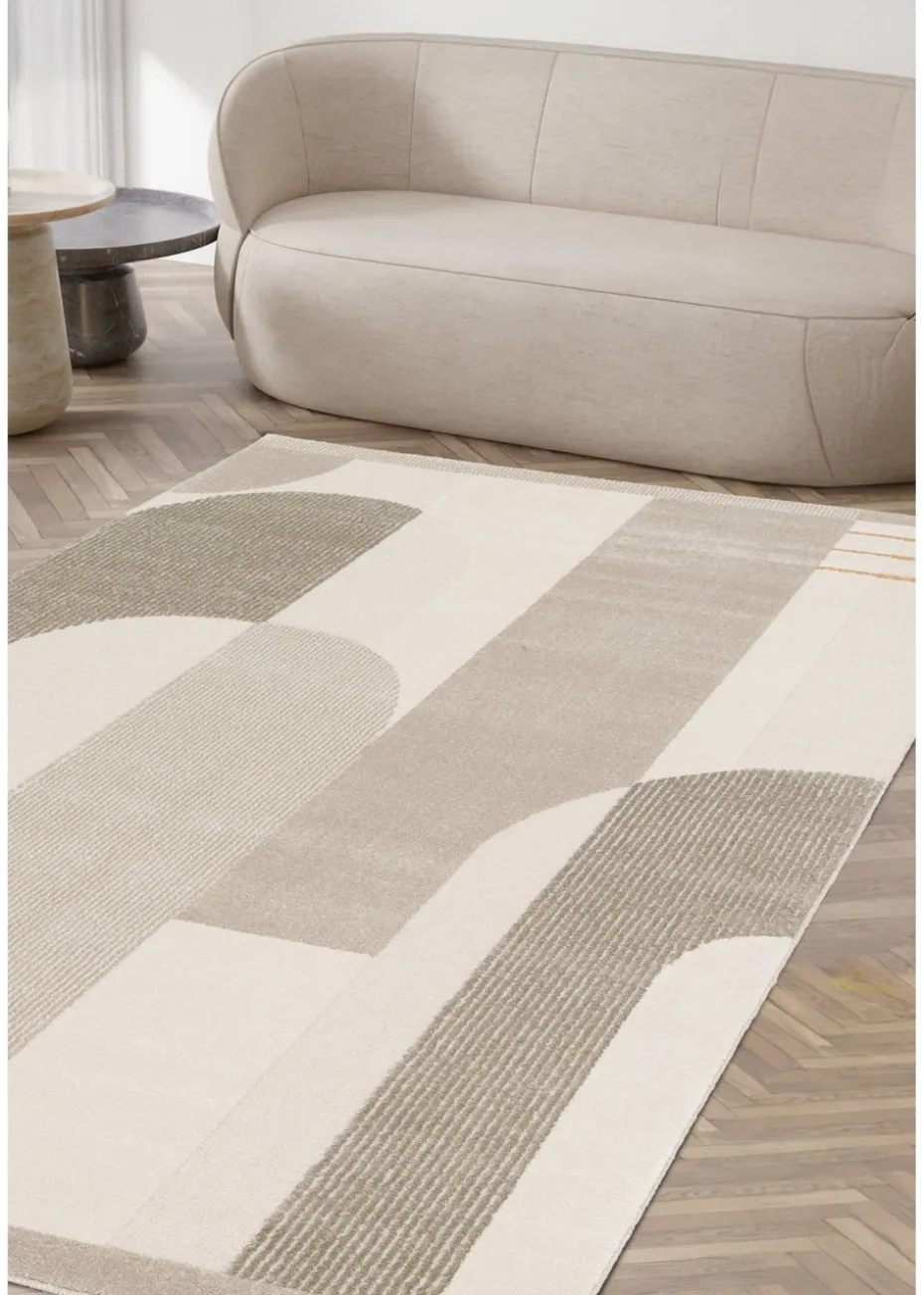 Homemaker Milan Abstract Natural Rug