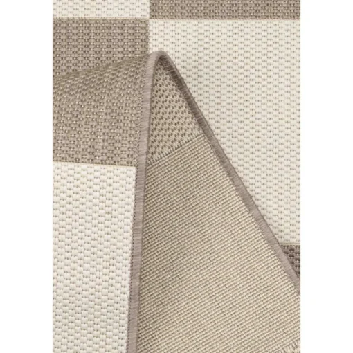 Homemaker Natural Chequer Runner Rug