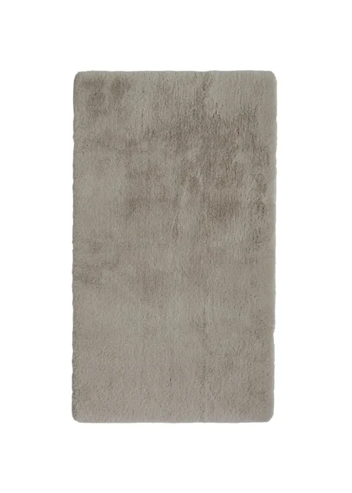 Homemaker Natural Luxury Fur Oblong Rug