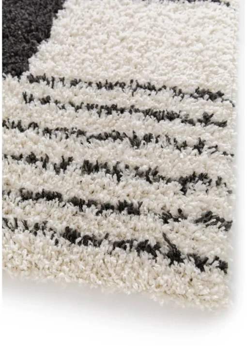 Homemaker Nomad Blocks Shaggy Beige Rug