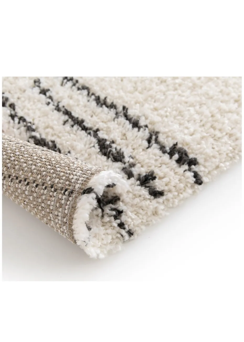 Homemaker Nomad Diamonds Shaggy Cream Rug
