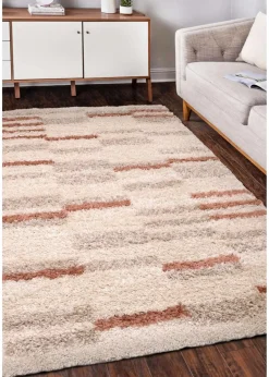Homemaker Nomad Linear Natural Shaggy Rug